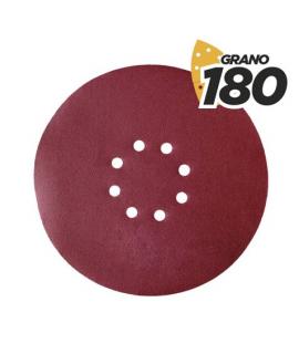 Blim Pack de 5 Lijas con Velcro para Lijadora BL0223 - Grano 180 - Formato Circular