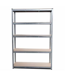 Blim Estanteria Galvanizada 5 Baldas Ajustables - Medidas 180x90x45cm - Peso Max. 265kg por Balda