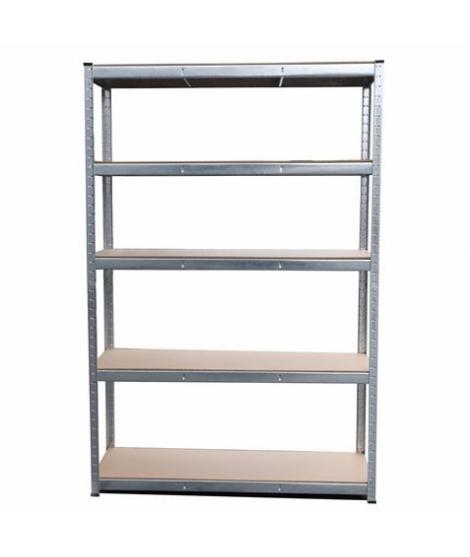 Blim Estanteria Galvanizada 5 Baldas Ajustables - Medidas 180x90x45cm - Peso Max. 265kg por Balda