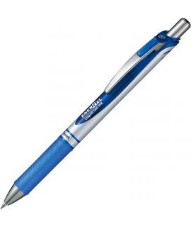 Pentel Energel Boligrafo de Bola Retractil - Punta 0.7mm - Trazo 0.35mm - Tinta Gel - Recargable - Grip de Agarre - Clip de Meta