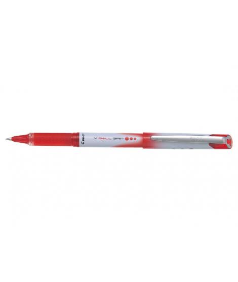 Pilot Boligrafo de Tinta Liquida V Ball Grip 05 - Punta de Bola Conica 0.5mm - Trazo 0.3mm - Grip de Goma - Color Rojo