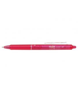 Pilot Frixion Clicker Boligrafo de Gel Borrable Retractil - Punta de Bola 0.7mm - Trazo 0.4mm - Grip Ergonomico - Color Rosa