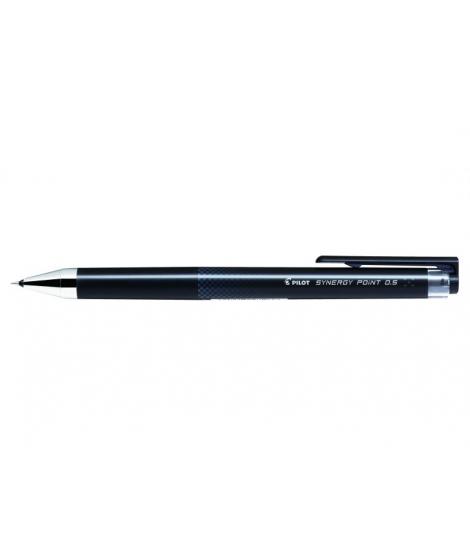 Pilot Boligrafo de Gel Synergy Point Retractil - Recargable - Punta Fina 0.5mm - Trazo 0.25mm - Color Negro