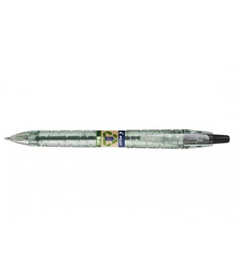 Pilot Boligrafo de Bola Retractil B2P Ecoball BeGreen - Punta Redonda 1mm - Trazo 0.27mm - 86,64% de Plastico Reciclado - Recarg