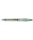 Pilot Boligrafo de Bola Retractil B2P Ecoball BeGreen - Punta Redonda 1mm - Trazo 0.27mm - 86,64% de Plastico Reciclado - Recarg