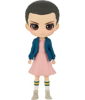 Banpresto Stranger Things Q Posket Eleven Vol. 1 - Figura de Coleccion - Altura 13cm aprox. - Fabricada en PVC y ABS