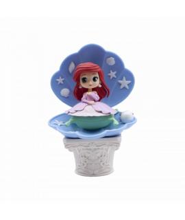 Banpresto Disney Characters Q Posket La Sirenita Ariel Ver.A Pink Dress Style - Figura de Coleccion - Altura 12cm aprox. - Fabri