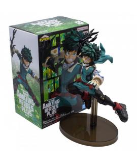 Banpresto My Hero Academia The Amazing Heroes Plus Vol. 2 Izuku Midoriya Deku Latigo Negro - Figura de Coleccion - Altura 13cm a