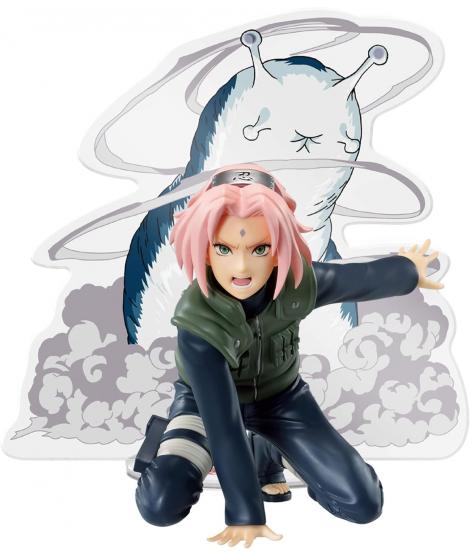 Banpresto Naruto Shippuden Panel Spectable Sakura Haruno - Figura de Coleccion - Altura 9cm aprox. - Fabricada en PVC y ABS