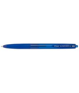 Pilot Boligrafo de Bola Retractil SuperGrip G - Punta Redonda 1.0mm - Trazo 0.4mm - Tinta de Aceite - Grip Ergonomico - Color Az