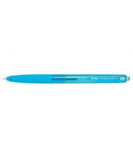 Pilot Boligrafo de Bola Retractil SuperGrip G - Punta Redonda 1.0mm - Trazo 0.4mm - Tinta de Aceite - Grip Ergonomico - Color Tu