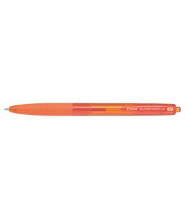 Pilot Boligrafo de Bola Retractil SuperGrip G - Punta Redonda 1.0mm - Trazo 0.4mm - Tinta de Aceite - Grip Ergonomico - Color Na