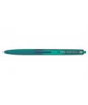 Pilot Boligrafo de Bola Retractil SuperGrip G - Punta Redonda 1.0mm - Trazo 0.4mm - Tinta de Aceite - Grip Ergonomico - Color Ve