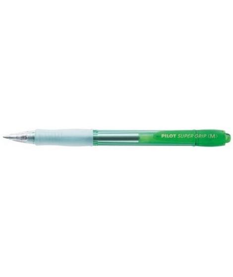 Pilot Boligrafo de Bola Retractil Super Grip Neon Colour - Recargable - Punta 1.0mm - Trazo 0.25mm - Tinta a Base de Aceite - Co