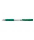 Pilot Boligrafo de Bola Retractil SuperGrip - Punta Redonda 1.0mm - Trazo 0.27mm - Tinta de Aceite - Grip Ergonomico - Color Ver