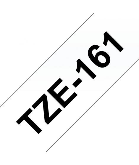 Brother TZe161 Cinta Laminada Generica de Etiquetas - Texto negro sobre fondo transparente - Ancho 36mm x 8 metros