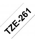 Brother TZe261 Cinta Laminada Generica de Etiquetas - Texto negro sobre fondo blanco - Ancho 36mm x 8 metros