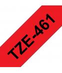 Brother TZe461 Cinta Laminada Generica de Etiquetas - Texto negro sobre fondo rojo - Ancho 36mm x 8 metros