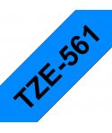 Brother TZe561 Cinta Laminada Generica de Etiquetas - Texto negro sobre fondo azul - Ancho 36mm x 8 metros