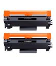 Brother TN2420/TN2410 Negro Pack de 2 Cartuchos de Toner Genericos