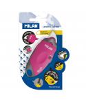 Milan Capsule Ceramic Cutter de Hoja Ceramica Reemplazable - Tamaño Bolsillo - Diseño Ergonomico - Sistema de Bloqueo - Color Al