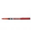 Pilot Boligrafo de Tinta Liquida V5 HI-Tecpoint Rollerball - Punta Fina de Aguja 0.5mm - Trazo 0.3mm - Color Rojo