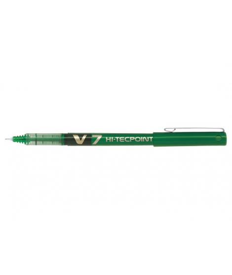 Pilot Boligrafo de Tinta Liquida V7 HI-Tecpoint Rollerball - Punta Fina de Aguja 0.7mm - Trazo 0.5mm - Color Verde