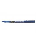 Pilot Boligrafo de Tinta Liquida V7 HI-Tecpoint Rollerball - Punta Fina de Aguja 0.7mm - Trazo 0.5mm - Color Azul