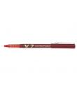 Pilot Boligrafo de tinta liquida V7 HI-Tecpoint Rollerball - Punta fina de aguja 0.7mm - Trazo 0.5mm - Color Rojo