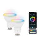 Ksix Pack de 2 Smartled Bombilla Inteligente - RGB-CCT - 5.5W - GU10