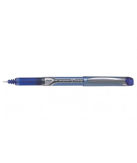 Pilot Boligrafo de Tinta Liquida Hi-Tecpoint V5 Grip - Punta Fina de Aguja 0.5mm - Trazo 0.3mm - Color Azul