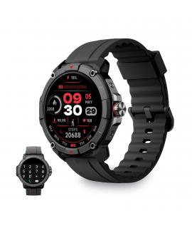 Ksix Smartwatch Compass GPS - Ritmo Cardiaco - Control de Sueño - Color Negro