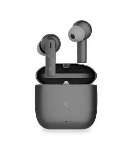 Ksix Meteor Auriculares Inalambricos - Estuche Metalico - ENC - Color Negro