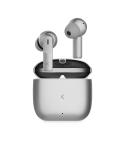 Ksix Meteor Auriculares Inalambricos - Estuche Metalico - ENC - Color Plata