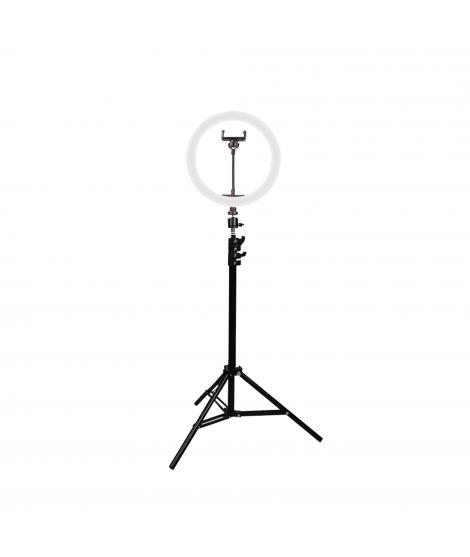 Kit Studio Live Max Aro de Luz para Smartphone con Tripode de Suelo - 1.60m