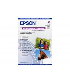 Epson C13S041315 Papel Fotografico A3 255gr - Acabado Brillante - 20 Hojas - para Impresoras de Tinta