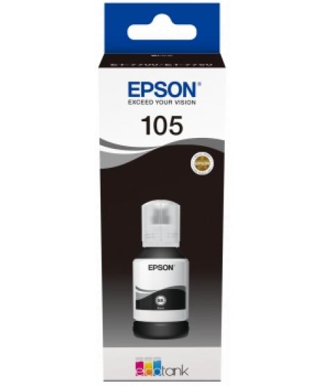 Epson 105 Negro Botella de Tinta Pigmentada Original - C13T00Q140