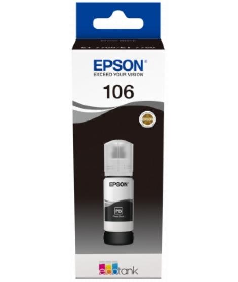 Epson 106 Negro Photo Botella de Tinta Original - C13T00R140