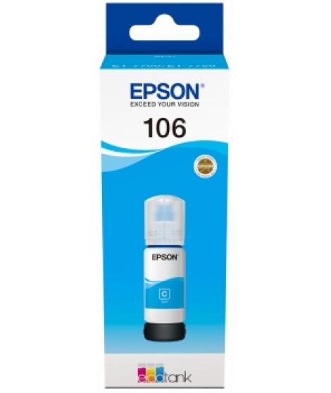 Epson 106 Cyan Botella de Tinta Original - C13T00R240
