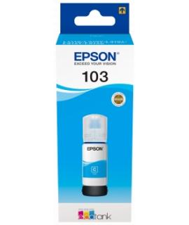 Epson 103 Cyan Botella de Tinta Original - C13T00S24A10