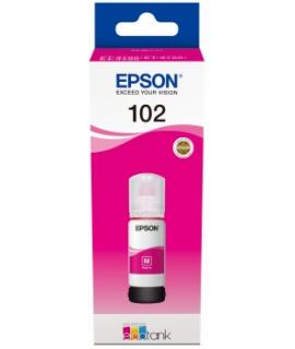 Epson 102 Magenta Botella de Tinta Original - C13T03R340