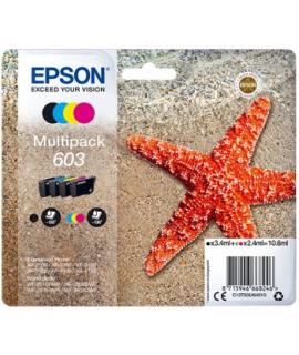 Epson 603 Pack de 4 Cartuchos de Tinta Originales - C13T03U64010