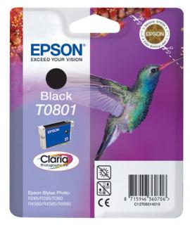 Epson T0801 Negro Cartucho de Tinta Original - C13T08014011