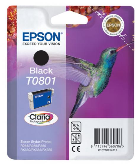 Epson T0801 Negro Cartucho de Tinta Original - C13T08014011