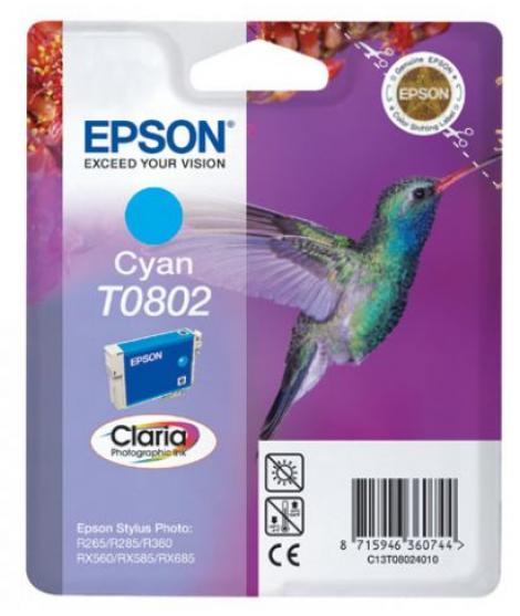 Epson T0802 Cyan Cartucho de Tinta Original - C13T08024011