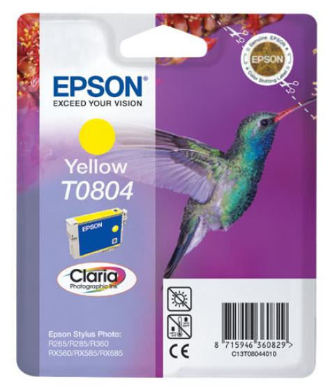 Epson T0804 Amarillo Cartucho de Tinta Original - C13T08044011