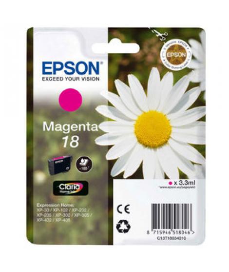 Epson T1803 (18) Magenta Cartucho de Tinta Original - C13T18034012