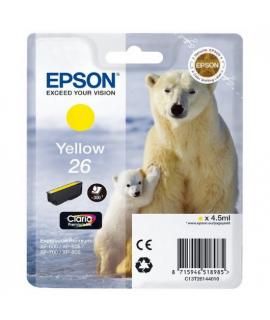 Epson T2614 (26) Amarillo Cartucho de Tinta Original - C13T26144012