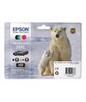 Epson T2636 (26XL) Pack de 4 Cartuchos de Tinta Originales - C13T26364010