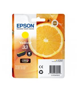 Epson T3344 (33) Amarillo Cartucho de Tinta Original - C13T33444012